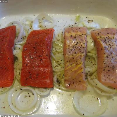 Лосось стейк охлажденный